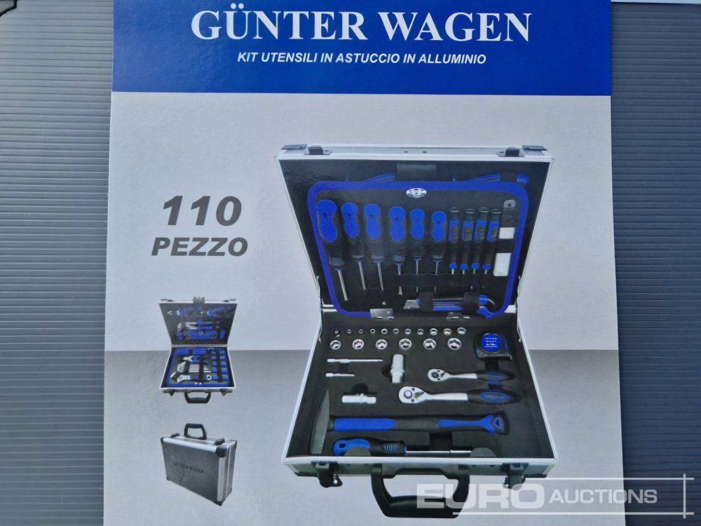 Гаражна опрема Unused Günter Wagen 110Pcs Tool Case: slika 8