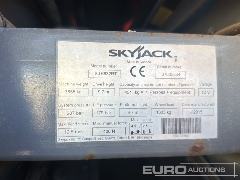 Lift u obliku makaza 2015 SkyJack SJ6832RT: slika 26 Lift u obliku makaza 2015 SkyJack SJ6832RT: slika 26