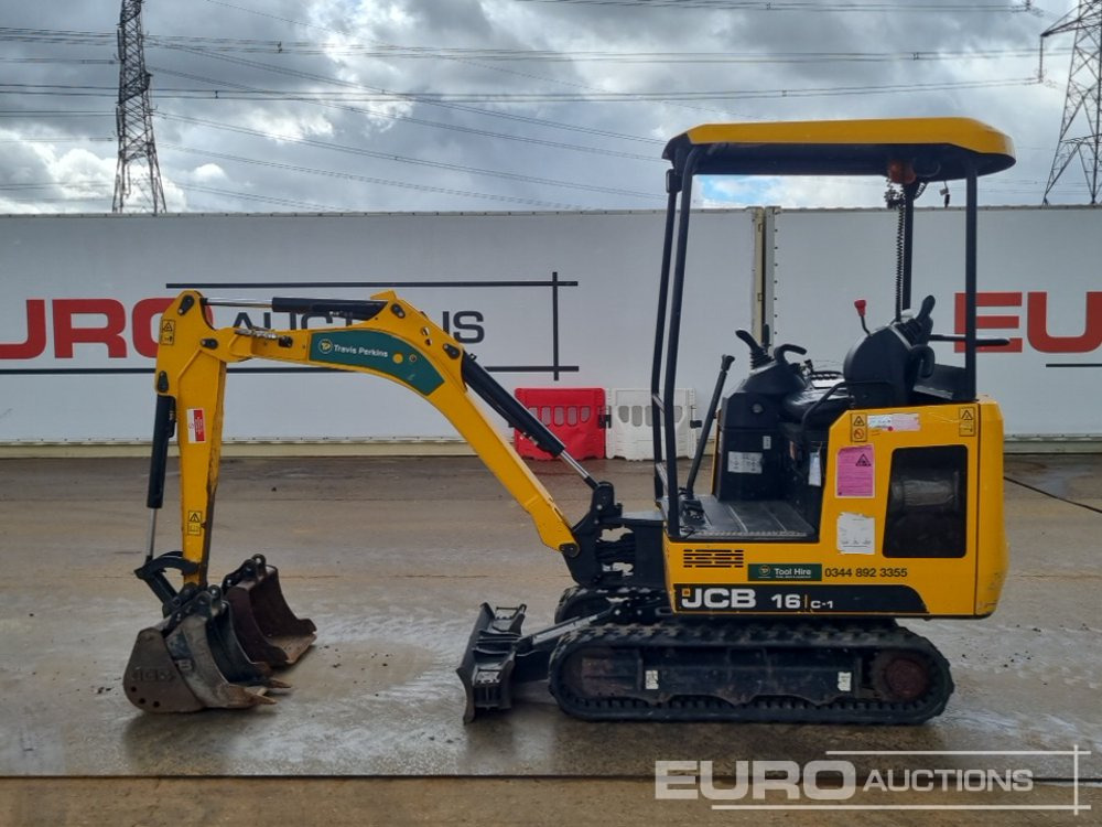 2021 JCB 16C-1 - Mini bager: slika 2 2021 JCB 16C-1 - Mini bager: slika 2