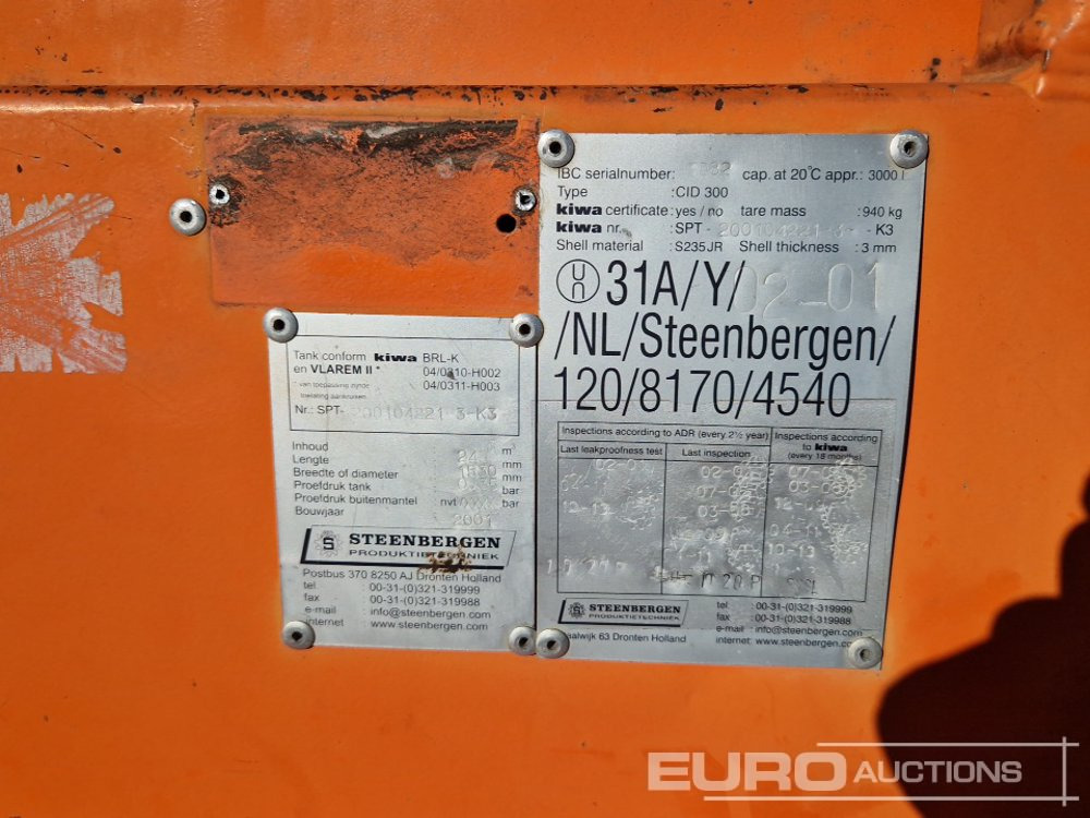 Steenbergen 3000 Litre - Rezervoar za skladištenje: slika 5 Steenbergen 3000 Litre - Rezervoar za skladištenje: slika 5