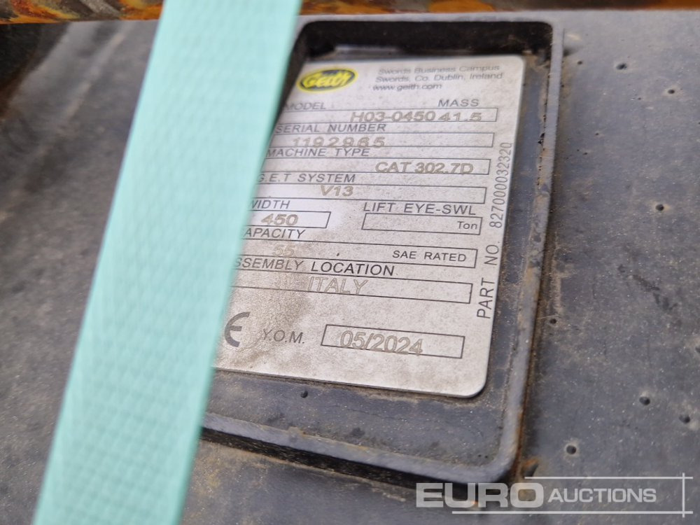 Unused 2024 Geith AT2.8R-1200SR 48" Tilt Ditching Bucket, H03-0450 18" Digging Bucket, H03-0300 12" Digging Bucket 35mm Pin to suit Mini / Conjunto Cazos Excavator - Kašika: slika 5 Unused 2024 Geith AT2.8R-1200SR 48" Tilt Ditching Bucket, H03-0450 18" Digging Bucket, H03-0300 12" Digging Bucket 35mm Pin to suit Mini / Conjunto Cazos Excavator - Kašika: slika 5