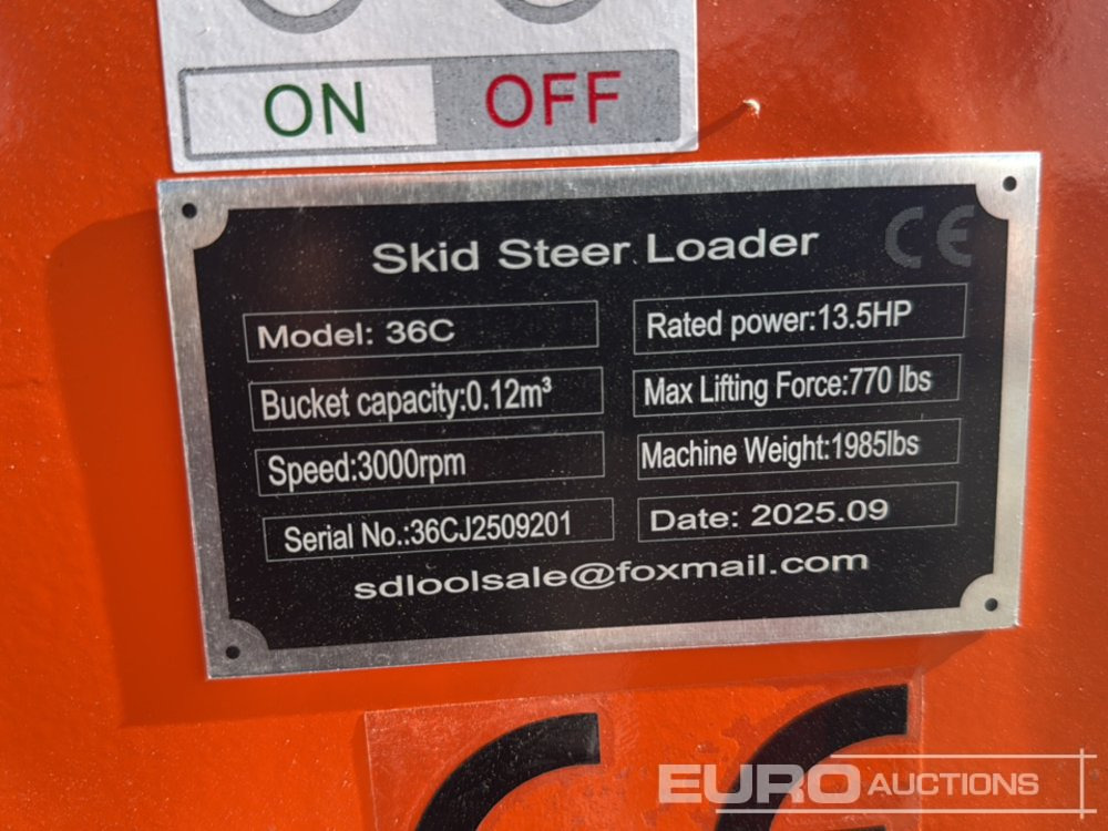 Mini utovarivač Unused 2025 SDLOOL SL36C: slika 32