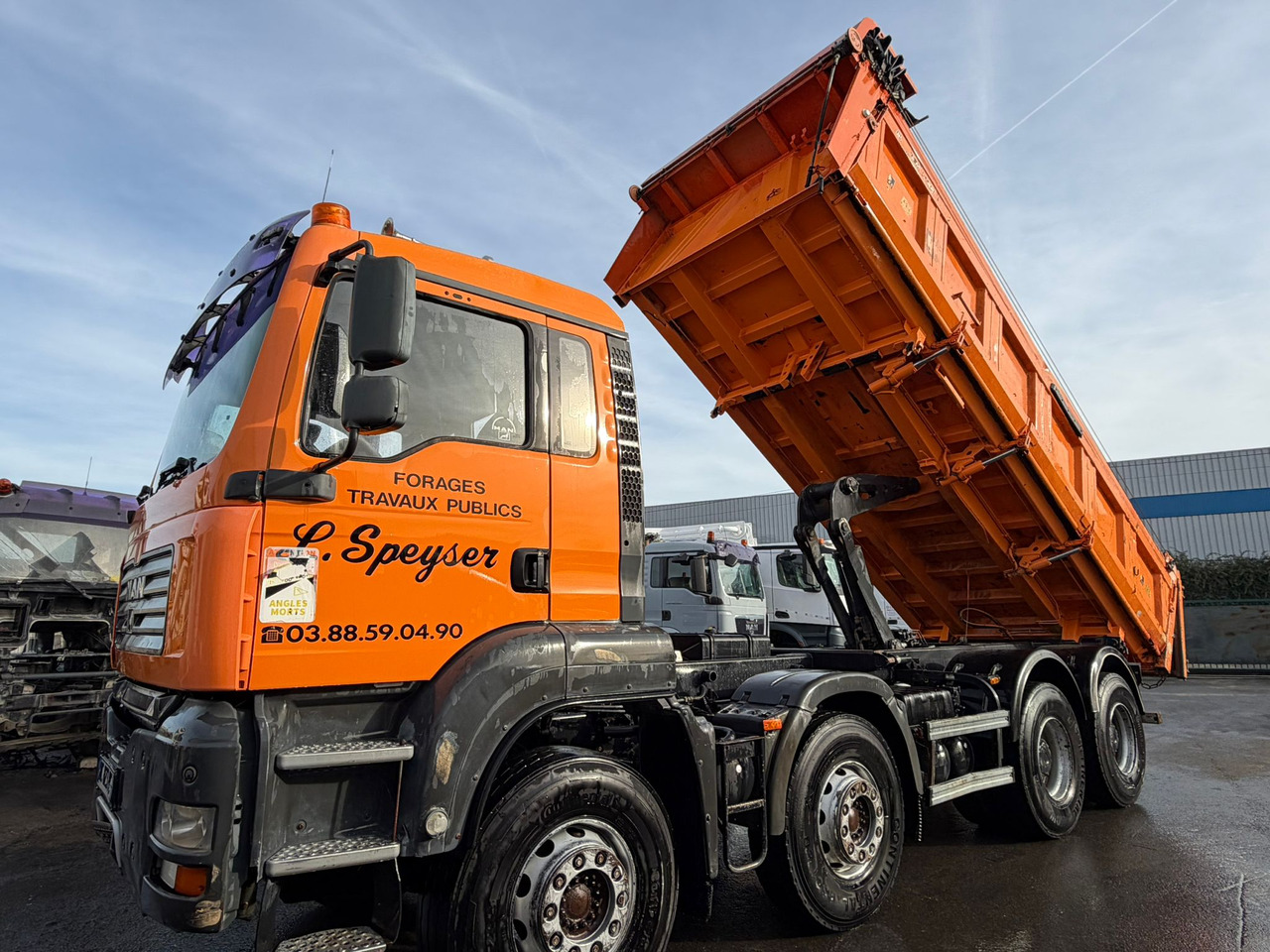 Camion benne arrière MAN avec benne Meiller BC-823-PC - Istovarivač: slika 2 Camion benne arrière MAN avec benne Meiller BC-823-PC - Istovarivač: slika 2