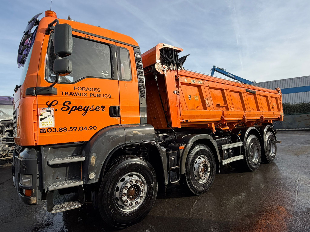 Camion benne arrière MAN avec benne Meiller BC-823-PC - Istovarivač: slika 4 Camion benne arrière MAN avec benne Meiller BC-823-PC - Istovarivač: slika 4