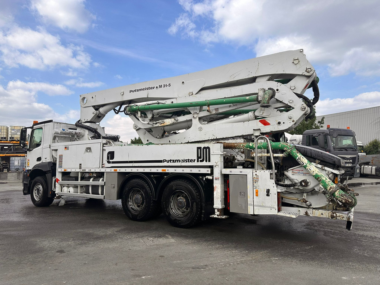 Pompe à béton PUTZ 31m avec cabine Mercedes-Benz Arocs 2636 DZ-389-XG - Auto pumpa za beton: slika 4 Pompe à béton PUTZ 31m avec cabine Mercedes-Benz Arocs 2636 DZ-389-XG - Auto pumpa za beton: slika 4