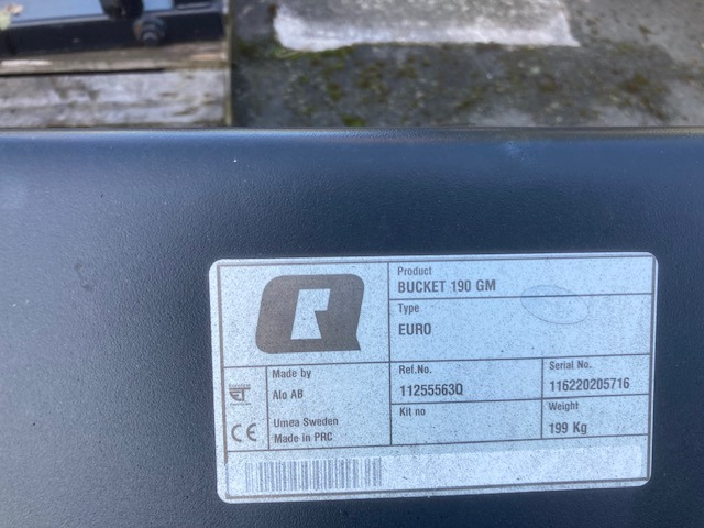 Alö Universalschaufel GM 190 EURO - Prednji utovarivač za traktor: slika 2 Alö Universalschaufel GM 190 EURO - Prednji utovarivač za traktor: slika 2