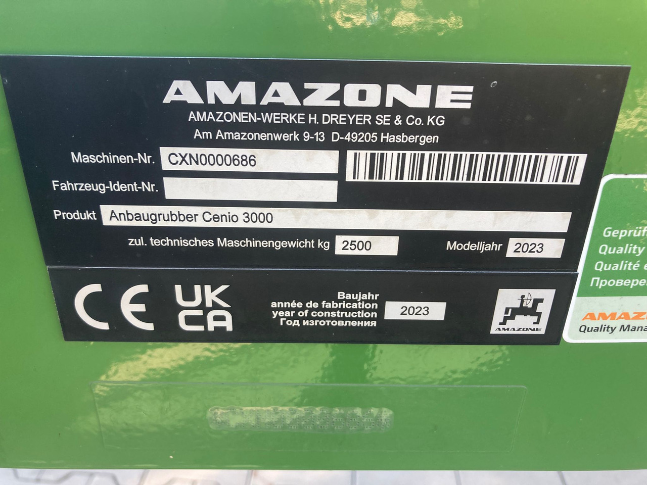 Amazone Cenio 3000 Special - Kultivator: slika 2 Amazone Cenio 3000 Special - Kultivator: slika 2