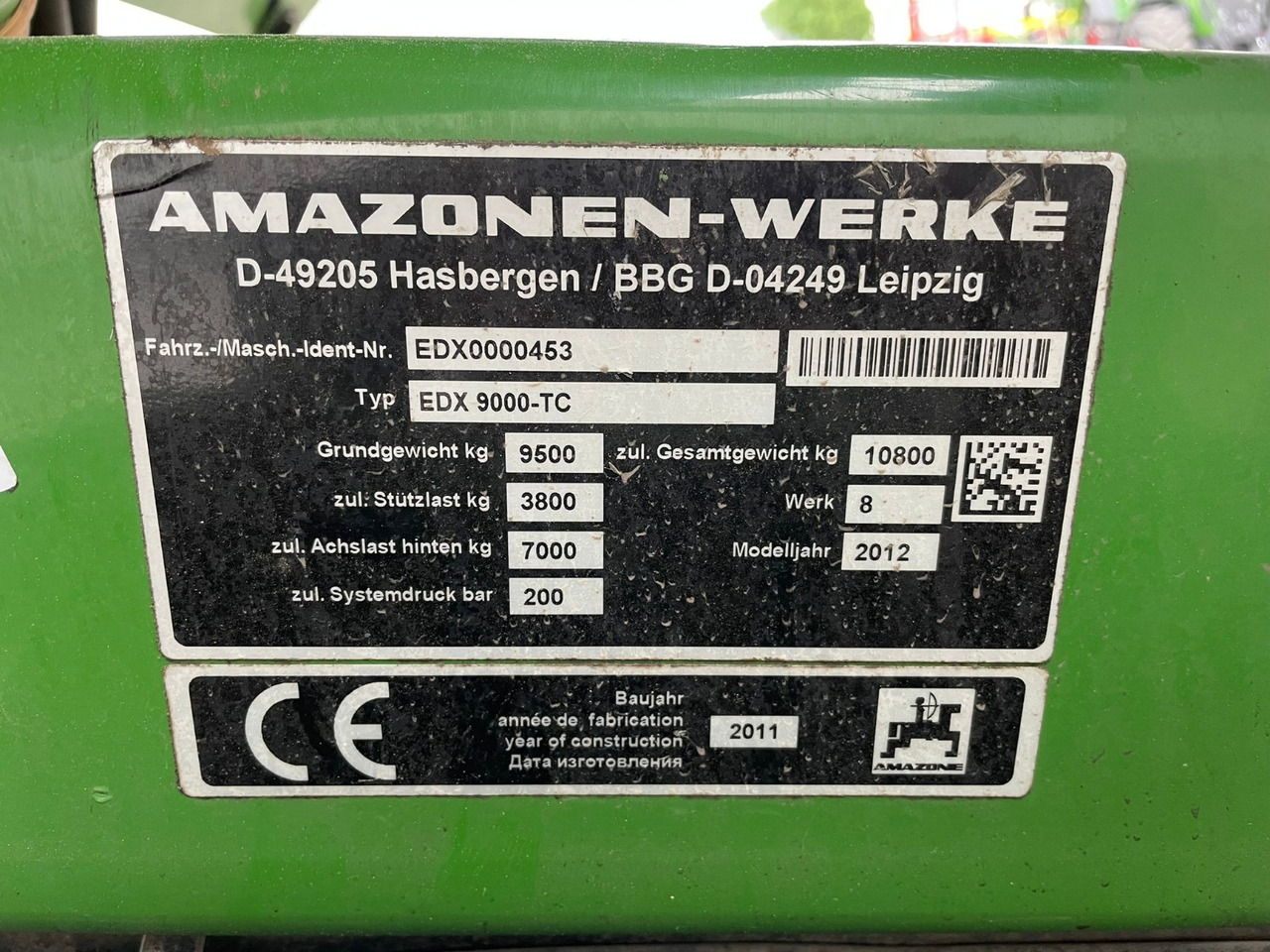 Amazone EDX 9000-TC - Sejalica: slika 2 Amazone EDX 9000-TC - Sejalica: slika 2