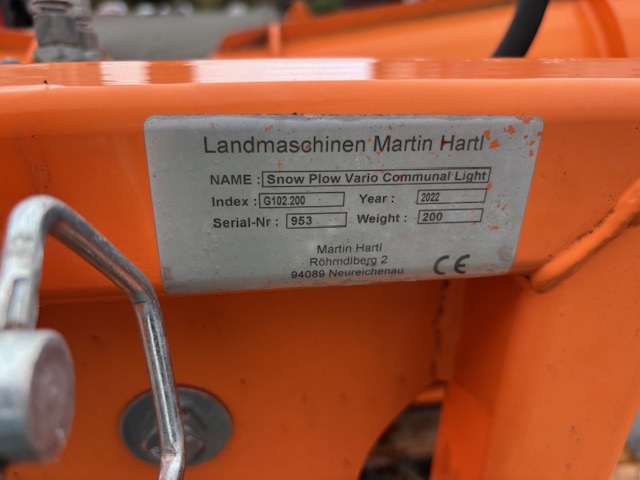 Branson Vario Schneepflug 2000 - Raonik za sneg: slika 2 Branson Vario Schneepflug 2000 - Raonik za sneg: slika 2