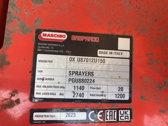 Maschio TEMPO 1201 Bravo - Prskalica montirana na traktor: slika 2 Maschio TEMPO 1201 Bravo - Prskalica montirana na traktor: slika 2