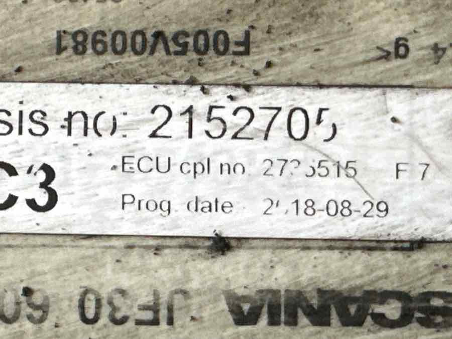 SCANIA ECU EEC 2735515 - Električni sistem za Kamion: slika 3 SCANIA ECU EEC 2735515 - Električni sistem za Kamion: slika 3