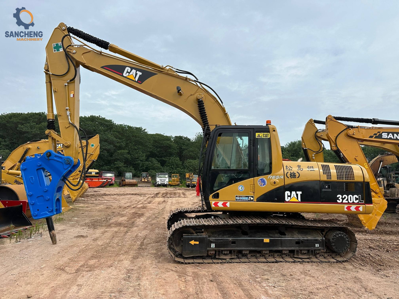 CAT 320CL with hammer - Bager guseničar: slika 4 CAT 320CL with hammer - Bager guseničar: slika 4