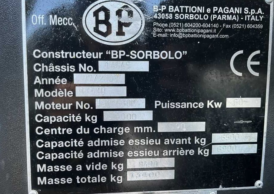 B-P Battioni e Pagani HT5KU - Bočni utovarivač: slika 4 B-P Battioni e Pagani HT5KU - Bočni utovarivač: slika 4
