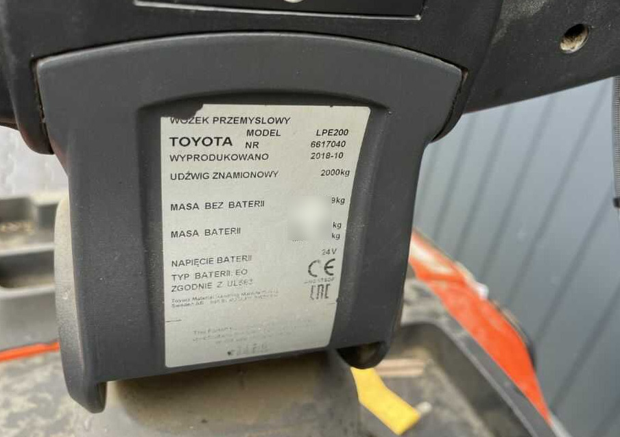 BT LPE200 - Kolica za palete: slika 4 BT LPE200 - Kolica za palete: slika 4