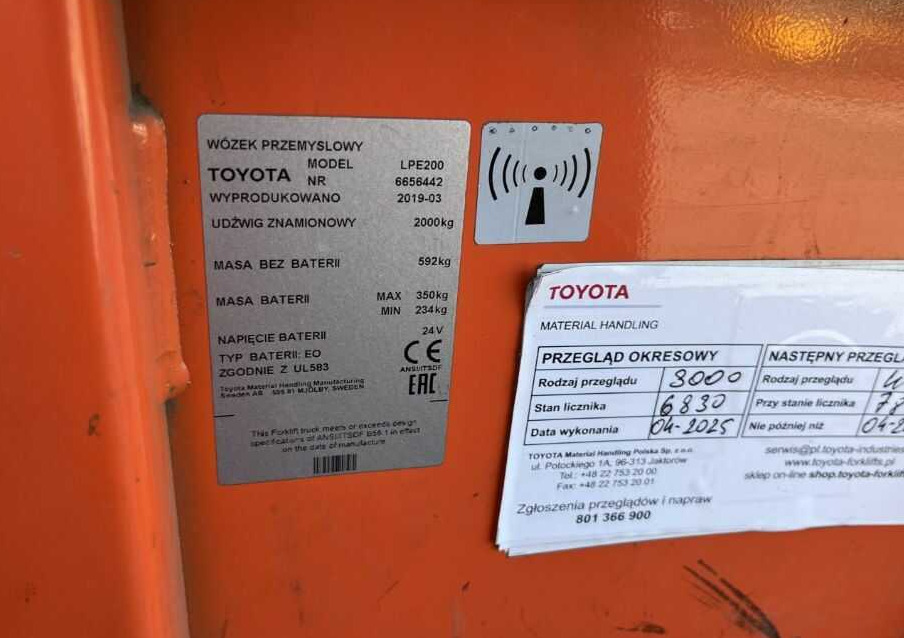 BT LPE200 - Kolica za palete: slika 4 BT LPE200 - Kolica za palete: slika 4