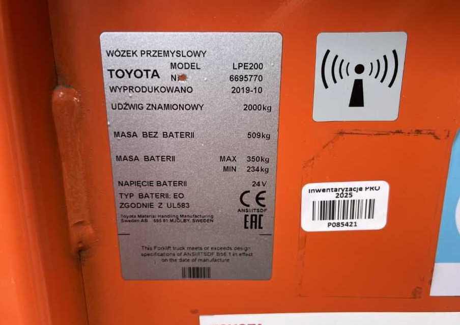 BT LPE200 - Kolica za palete: slika 4 BT LPE200 - Kolica za palete: slika 4