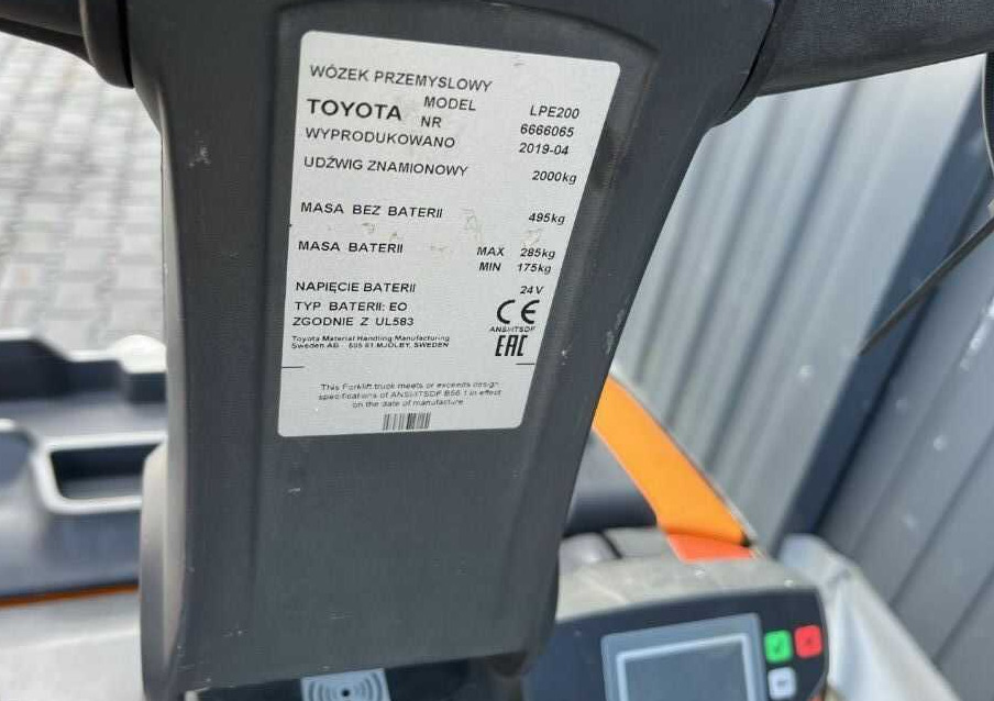 BT LPE200 - Kolica za palete: slika 4 BT LPE200 - Kolica za palete: slika 4