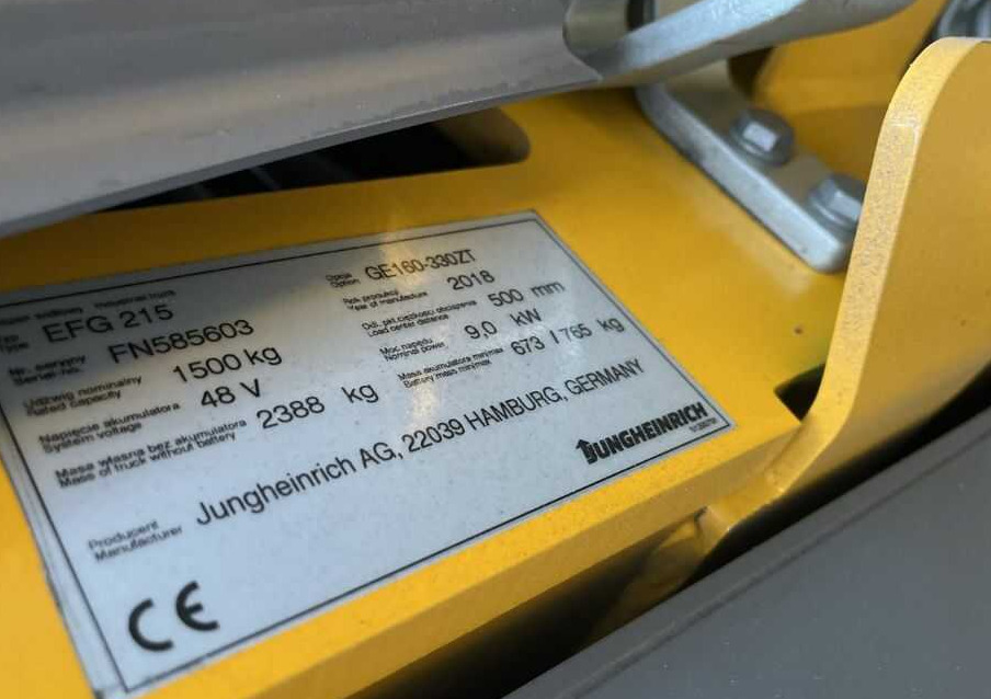 Jungheinrich EFG215 - Električni viljuškar: slika 4 Jungheinrich EFG215 - Električni viljuškar: slika 4