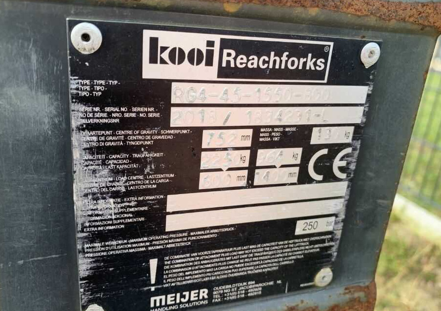 Kooi RG4-45-1550 - Platforma za Oprema za rukovanje materijalima: slika 4 Kooi RG4-45-1550 - Platforma za Oprema za rukovanje materijalima: slika 4