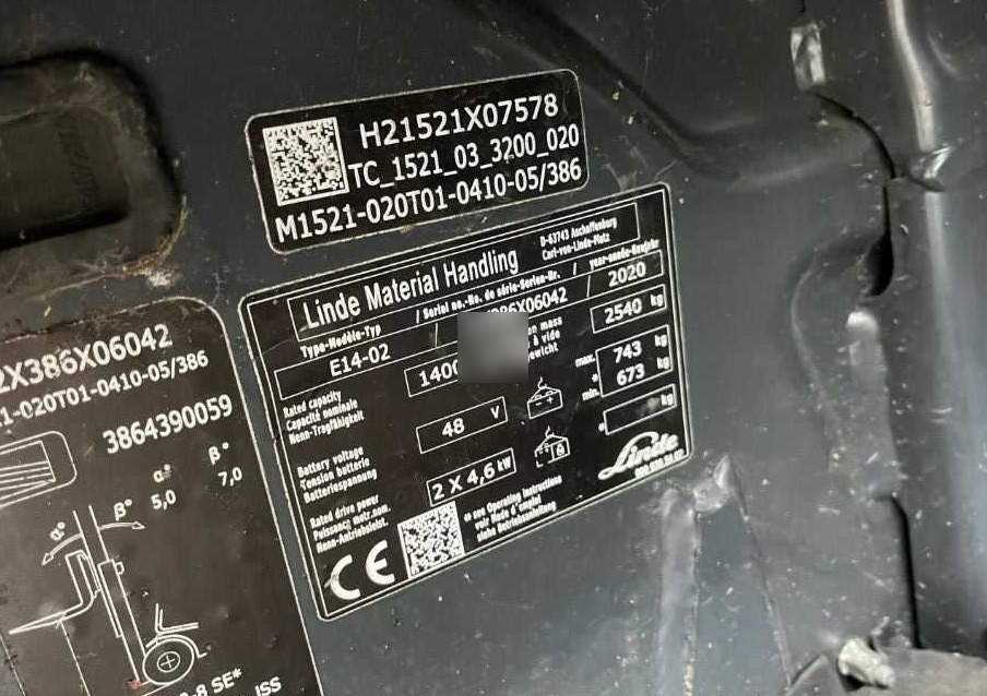 Linde E14-02 - Električni viljuškar: slika 4 Linde E14-02 - Električni viljuškar: slika 4