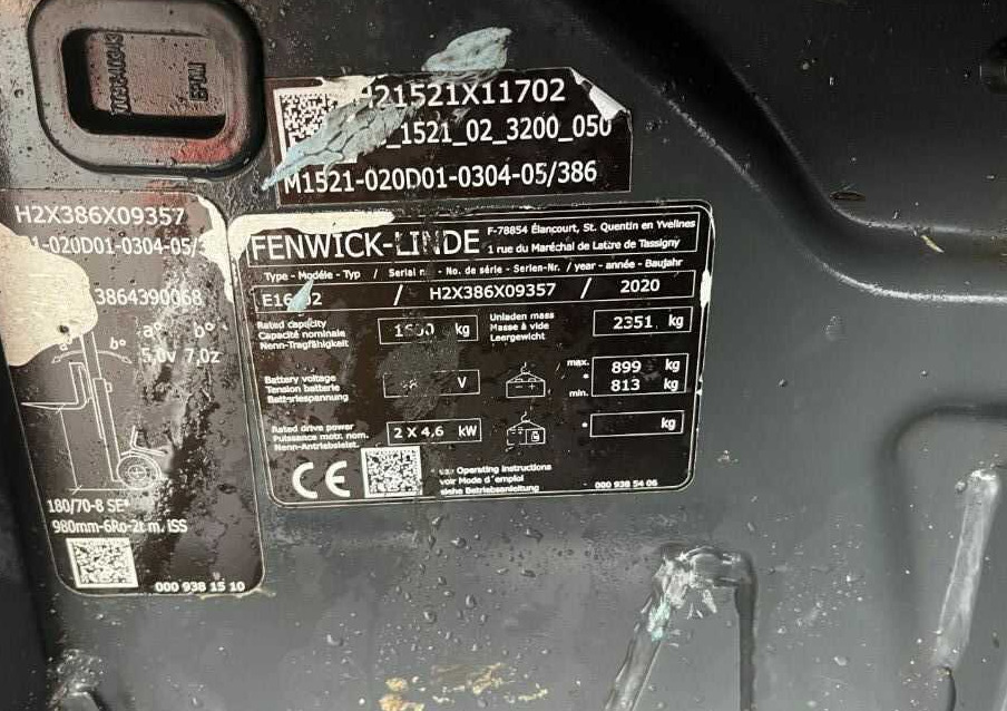 Linde E16-02 - Električni viljuškar: slika 4 Linde E16-02 - Električni viljuškar: slika 4