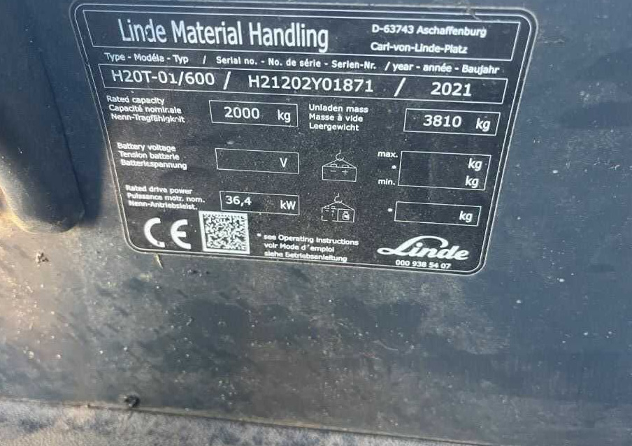 Linde H20T-01/600 - Gasni viljuškar: slika 4 Linde H20T-01/600 - Gasni viljuškar: slika 4