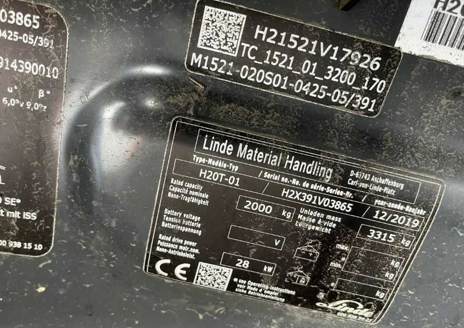 Linde H20T-01 - Gasni viljuškar: slika 4 Linde H20T-01 - Gasni viljuškar: slika 4