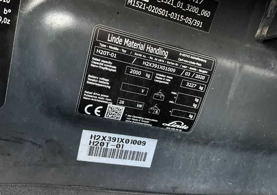 Linde H20T-01 - Gasni viljuškar: slika 4 Linde H20T-01 - Gasni viljuškar: slika 4