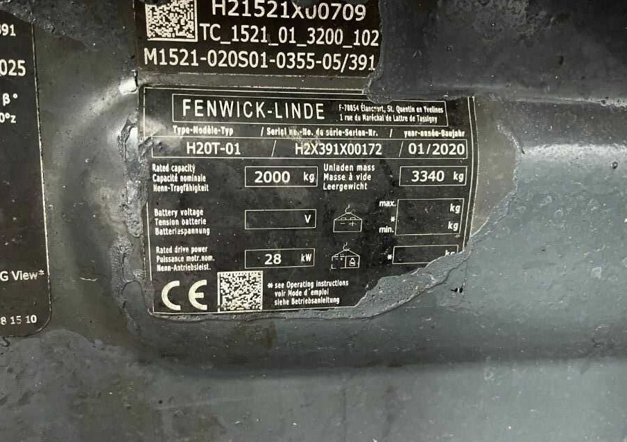Linde H20T-01 - Gasni viljuškar: slika 4 Linde H20T-01 - Gasni viljuškar: slika 4