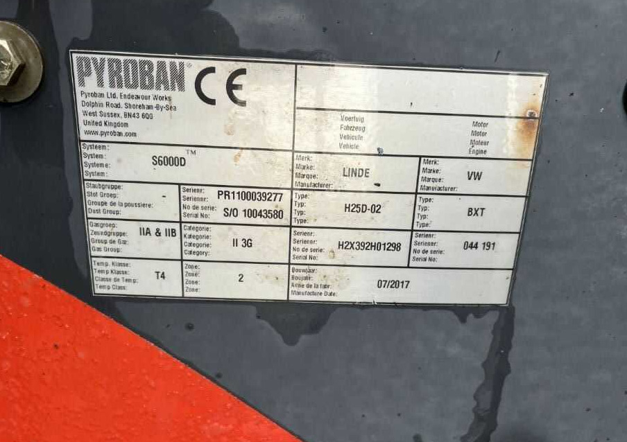 Linde H25D-02 - Dizel viljuškar: slika 5 Linde H25D-02 - Dizel viljuškar: slika 5