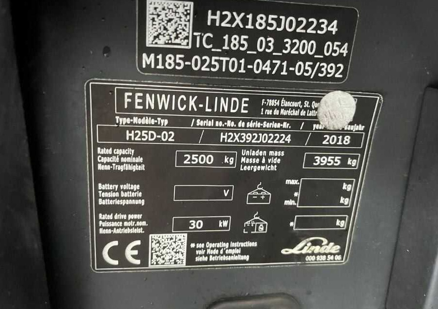 Linde H25D-02 - Dizel viljuškar: slika 4 Linde H25D-02 - Dizel viljuškar: slika 4