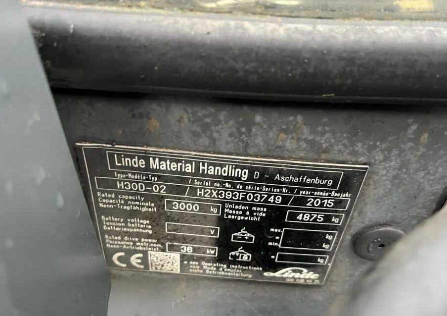 Linde H30D-02 - Dizel viljuškar: slika 4 Linde H30D-02 - Dizel viljuškar: slika 4