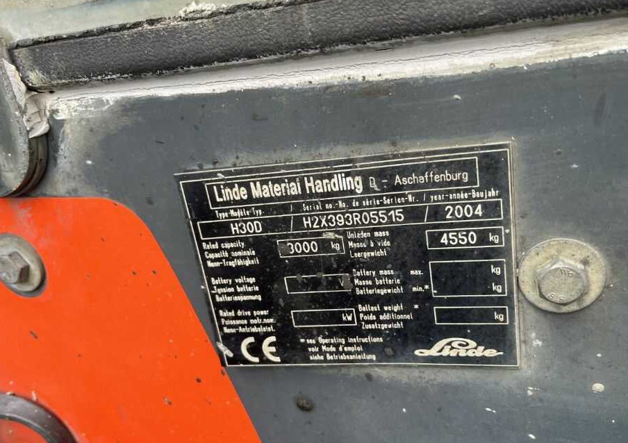 Linde H30D - Dizel viljuškar: slika 4 Linde H30D - Dizel viljuškar: slika 4