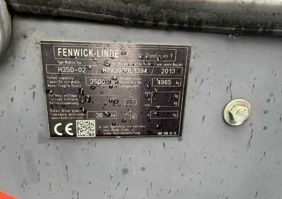 Linde H35D-02 - Dizel viljuškar: slika 4 Linde H35D-02 - Dizel viljuškar: slika 4