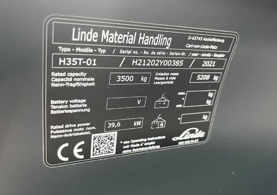 Linde H35T-01 - Gasni viljuškar: slika 4 Linde H35T-01 - Gasni viljuškar: slika 4
