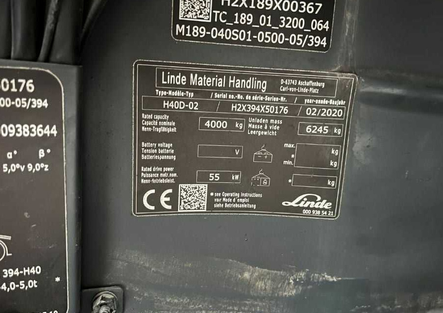 Linde H40D-02 - Dizel viljuškar: slika 4 Linde H40D-02 - Dizel viljuškar: slika 4