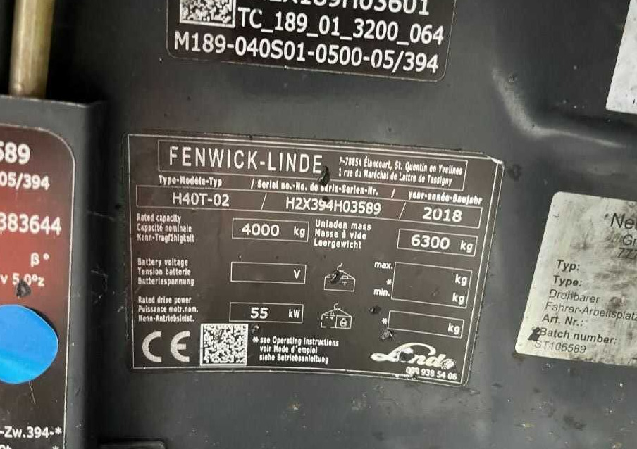 Linde H40T-02 - Gasni viljuškar: slika 4 Linde H40T-02 - Gasni viljuškar: slika 4