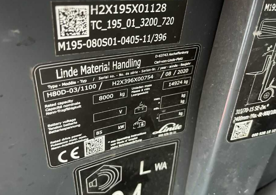 Linde H80D-03/1100 - Dizel viljuškar: slika 4 Linde H80D-03/1100 - Dizel viljuškar: slika 4