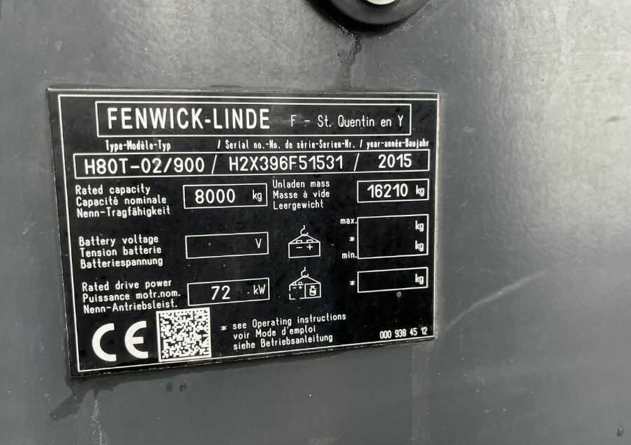 Linde H80T-02/900 - Gasni viljuškar: slika 4 Linde H80T-02/900 - Gasni viljuškar: slika 4