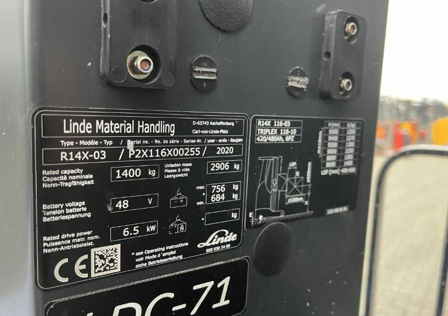 Linde R14X-03 - Regalni viljuškar: slika 4 Linde R14X-03 - Regalni viljuškar: slika 4