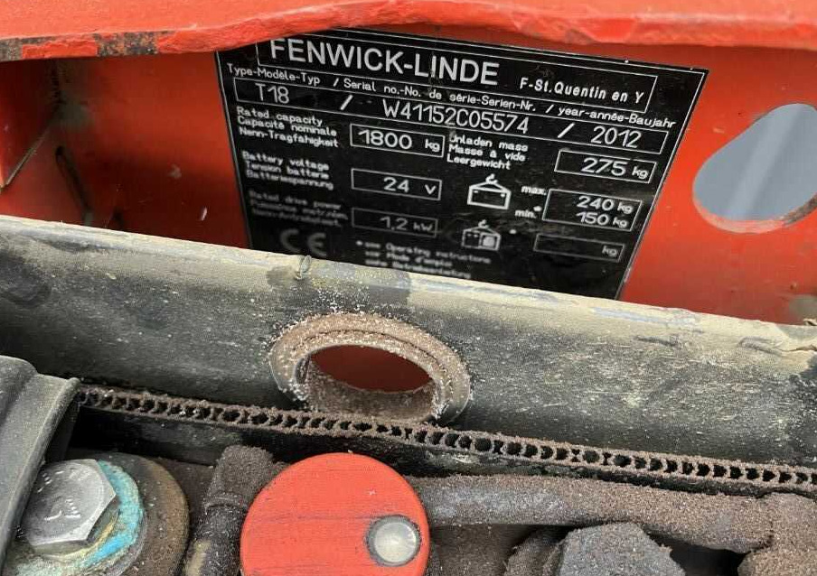 Linde T18 - Kolica za palete: slika 4 Linde T18 - Kolica za palete: slika 4