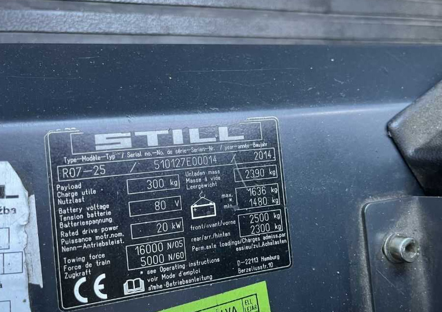 Still R07-25 - Vučno vozilo: slika 3 Still R07-25 - Vučno vozilo: slika 3