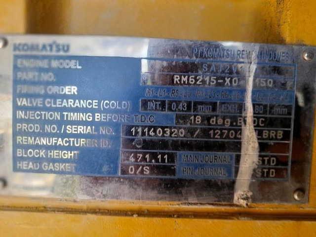Komatsu SA12V140 - WA800 - HD785 - HD985 - D475 engine - - Motor: slika 4 Komatsu SA12V140 - WA800 - HD785 - HD985 - D475 engine - - Motor: slika 4