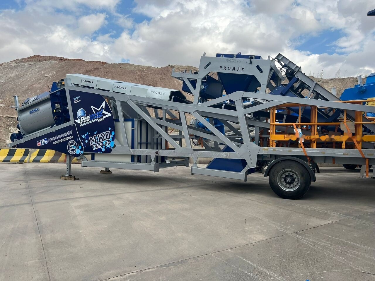 Promax Mobile Concrete Batching Plant PROMAX M120-TWN DT (120m³/h) - Fabrika betona: slika 4 Promax Mobile Concrete Batching Plant PROMAX M120-TWN DT (120m³/h) - Fabrika betona: slika 4