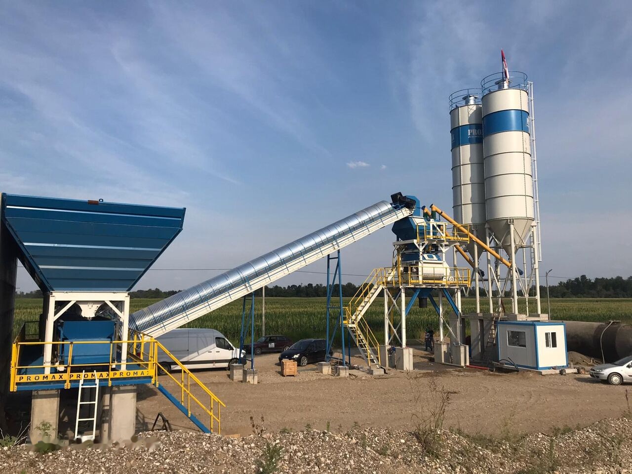Promax Stationary Concrete Batching Plant S100 TWN (100m³/h) - Fabrika betona: slika 2 Promax Stationary Concrete Batching Plant S100 TWN (100m³/h) - Fabrika betona: slika 2