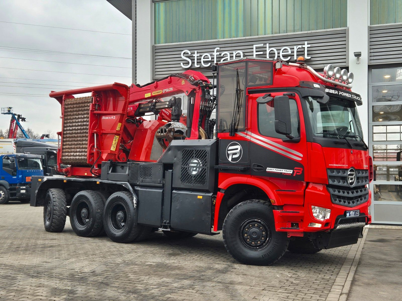 TUROX 8x8 Eschlböck Biber 92 Holzhacker / 1.512h - Kamion, Kamion sa dizalicom: slika 2 TUROX 8x8 Eschlböck Biber 92 Holzhacker / 1.512h - Kamion, Kamion sa dizalicom: slika 2