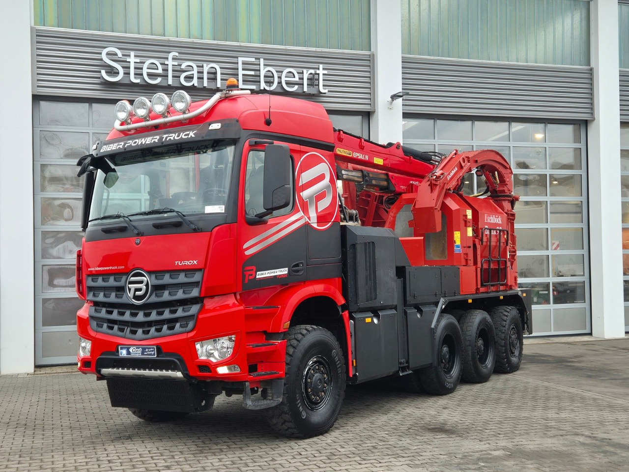 TUROX 8x8 Eschlböck Biber 92 Holzhacker / 1.512h - Kamion, Kamion sa dizalicom: slika 3 TUROX 8x8 Eschlböck Biber 92 Holzhacker / 1.512h - Kamion, Kamion sa dizalicom: slika 3