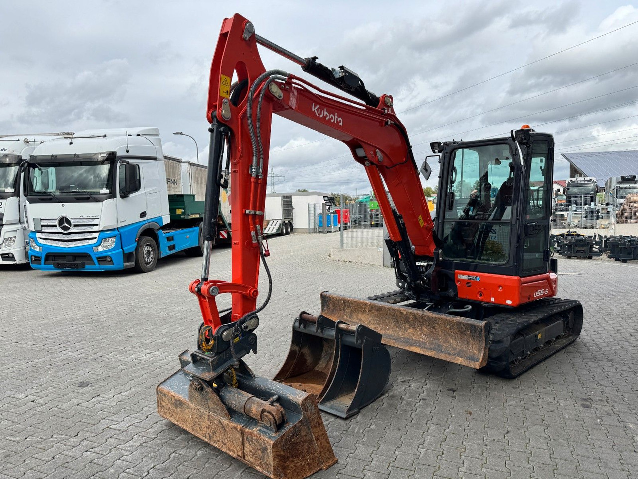 Kubota U56-5 / MS03 / nur 190h! / Löffelpaket - Mini bager: slika 5 Kubota U56-5 / MS03 / nur 190h! / Löffelpaket - Mini bager: slika 5