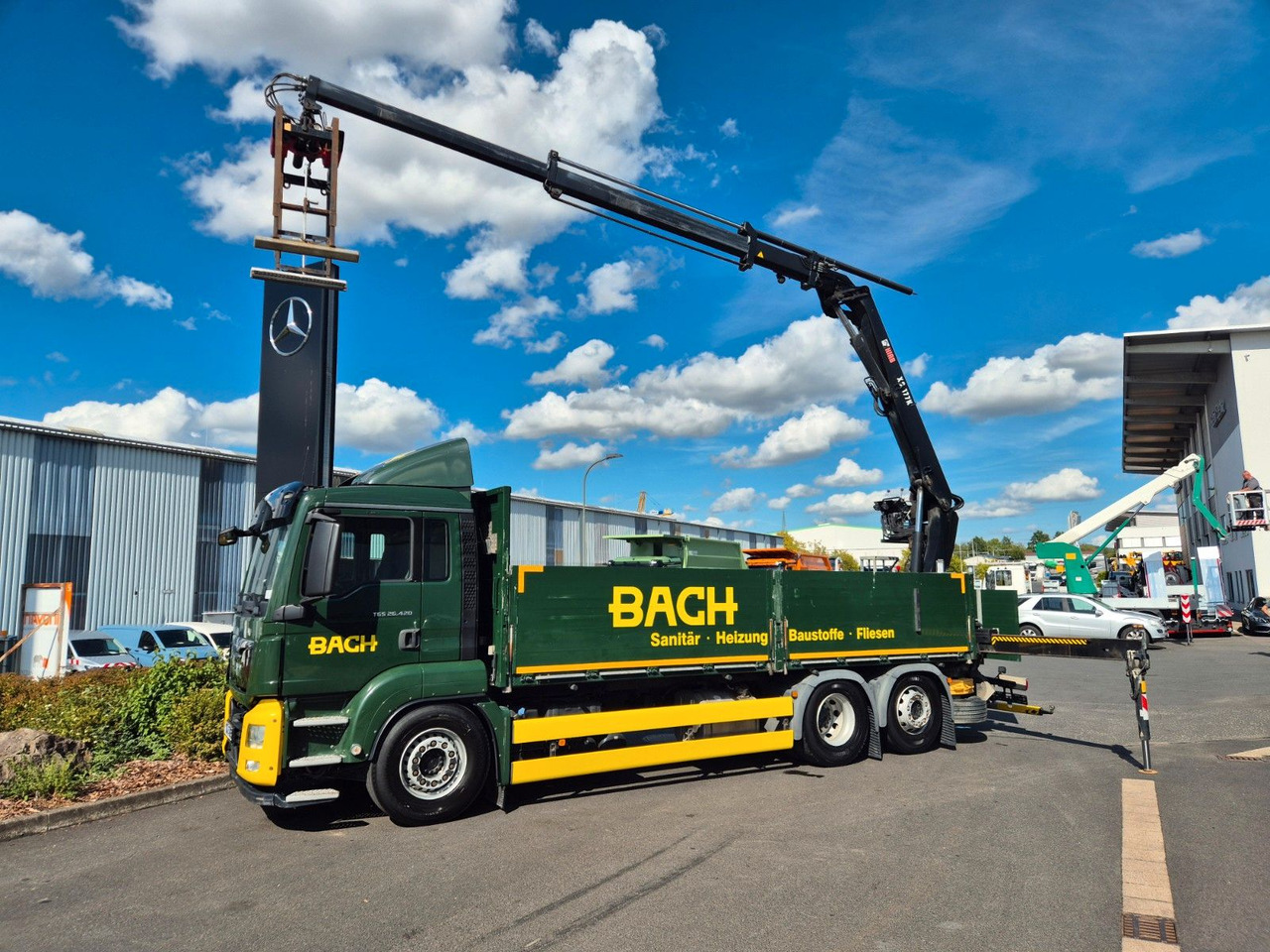 Kamion sa tovarnim sandukom MAN TGS 26.420 6x2-4 LL Hiab 177K PRO 2 Stück: slika 18 Kamion sa tovarnim sandukom MAN TGS 26.420 6x2-4 LL Hiab 177K PRO 2 Stück: slika 18