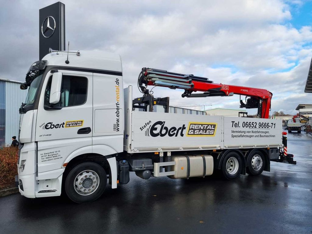 Mercedes-Benz Actros 2745 L 6x2 Baustoffpritsche+Kran Retarder Mercedes-Benz Actros 2745 L 6x2 Baustoffpritsche+Kran Retarder - Kamion sa dizalicom, Kamion sa tovarnim sandukom: slika 4 Mercedes-Benz Actros 2745 L 6x2 Baustoffpritsche+Kran Retarder Mercedes-Benz Actros 2745 L 6x2 Baustoffpritsche+Kran Retarder - Kamion sa dizalicom, Kamion sa tovarnim sandukom: slika 4